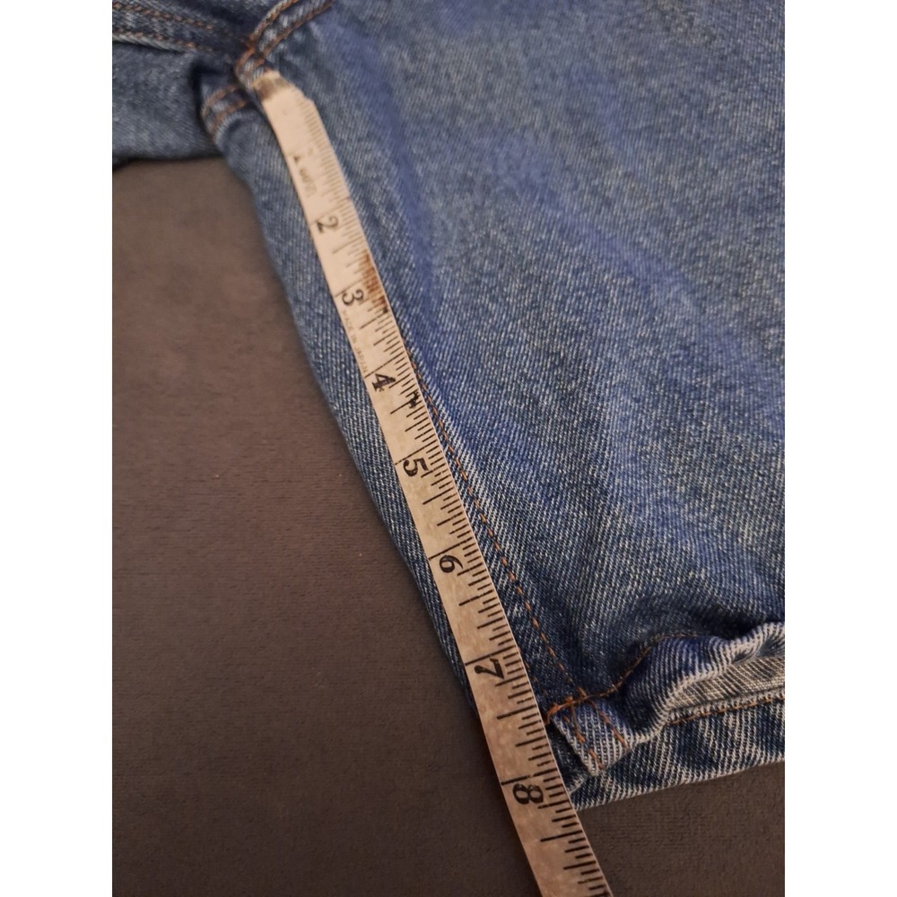 Calvin Klein Mens Blue Jeans Dungaree Shorts 38R 4 Pockets 8.5" Inseam #182 - Picture 4 of 6